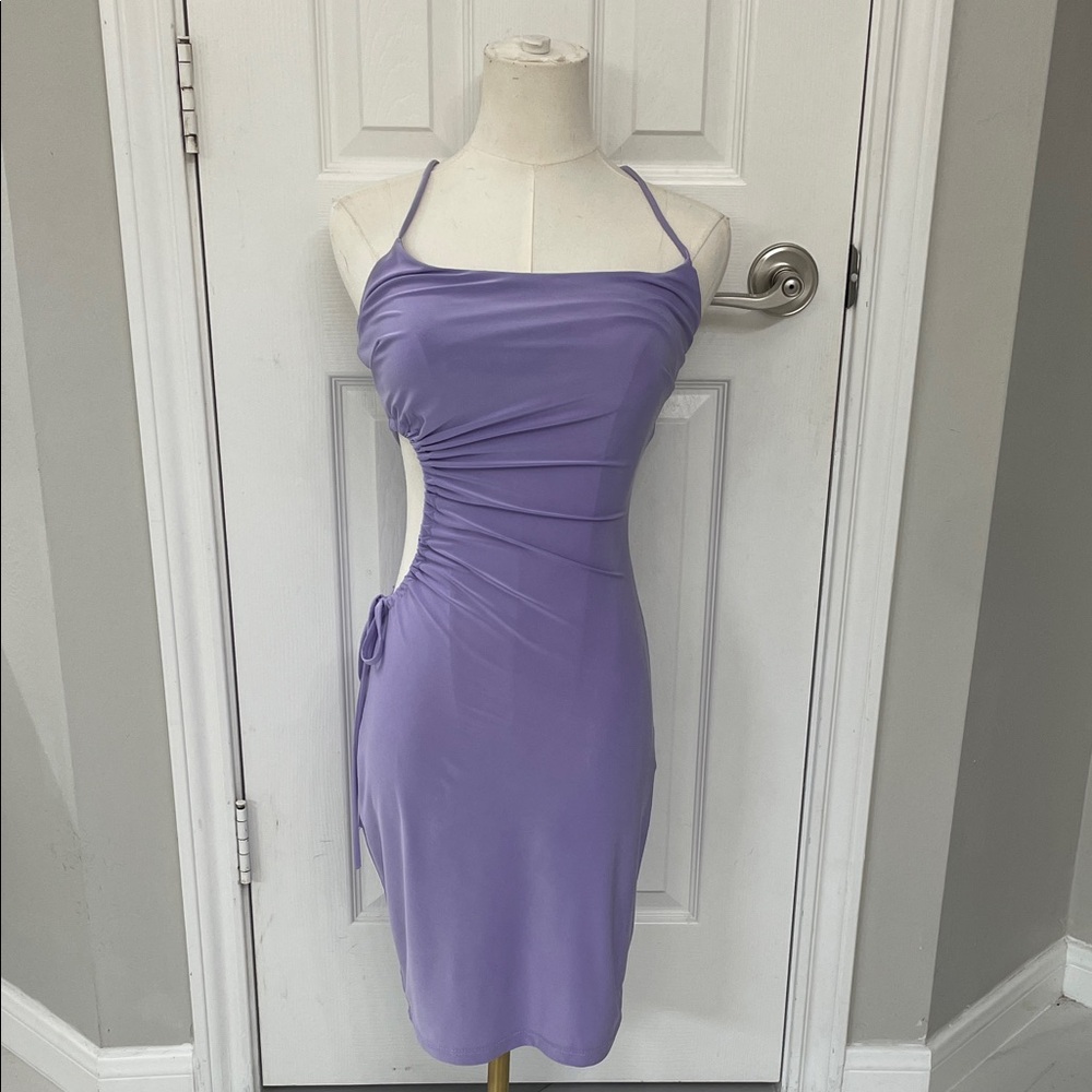 Chic Lavender Mini Dress